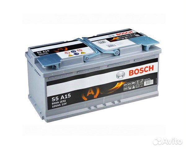 Аккумулятор Bosch 105ah AGM на бмв X6