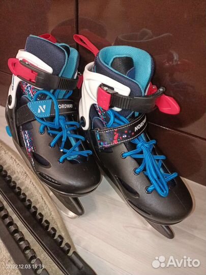 Коньки детские nordway 30-33 размер