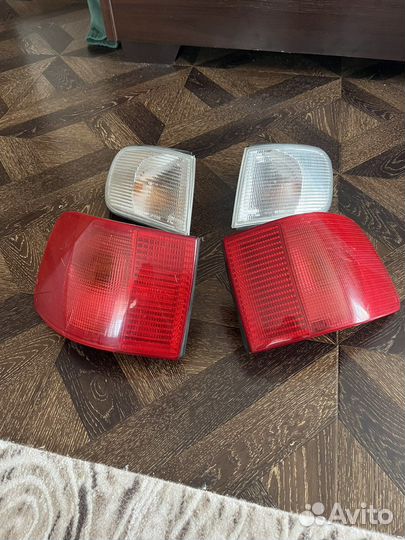 Передние и задние фонари На Ауди 100 93