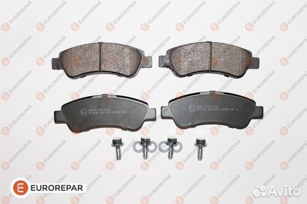 Колодки торм.задн. 1617265080 eurorepar