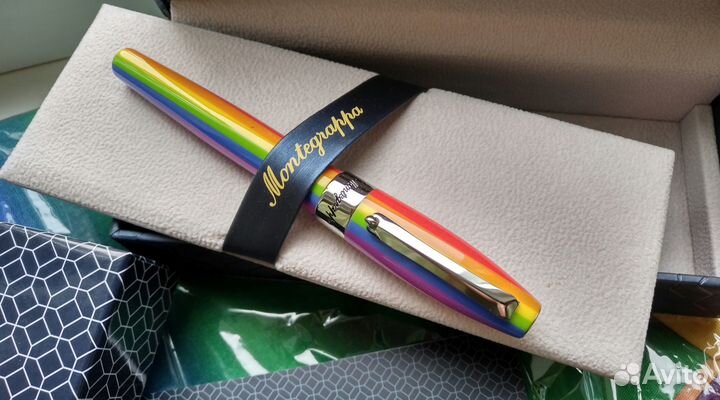 Роллер Montegrappa Fortuna Rainbow +шарф/оригинал