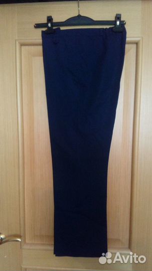 Школьная форма синяя (брюки и жилет) 46 размер