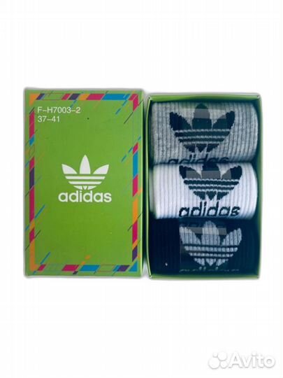 Носки Adidas Nike Puma, по 3 пары