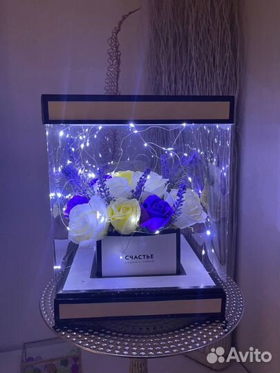 Цветы розы из мыла доставка 24/7Новинка