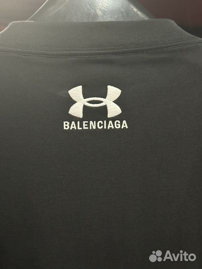 Balenciaga x Under Armour Oversized Black футболка