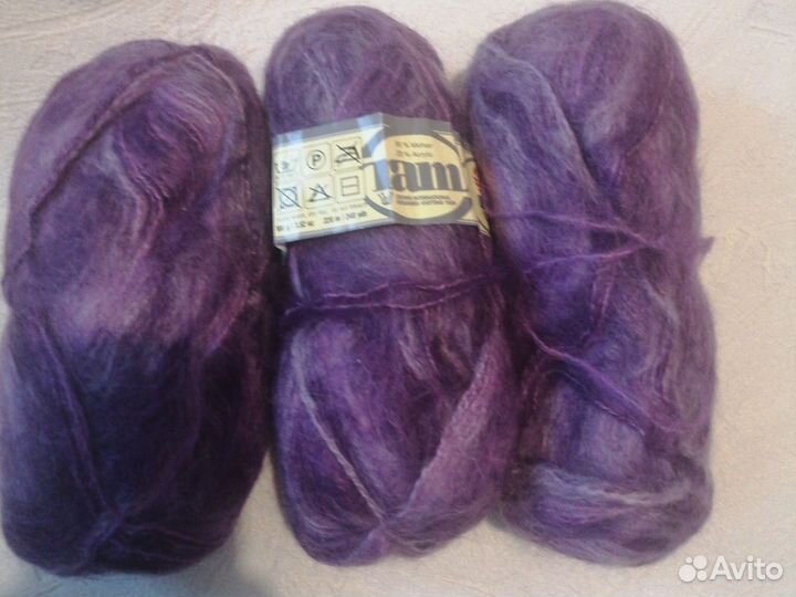 Пряжа 70% мохер, Турция