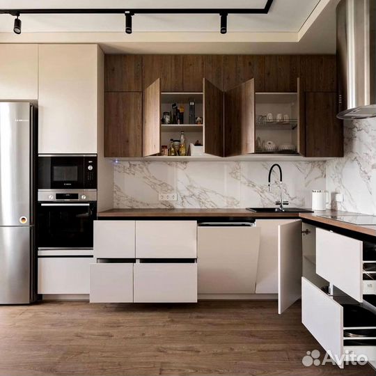 Кухня современная на заказ. Доставка и сборк