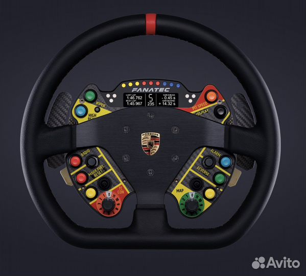 Руль Fanatec Podium Porsche 911GT3 R кожа