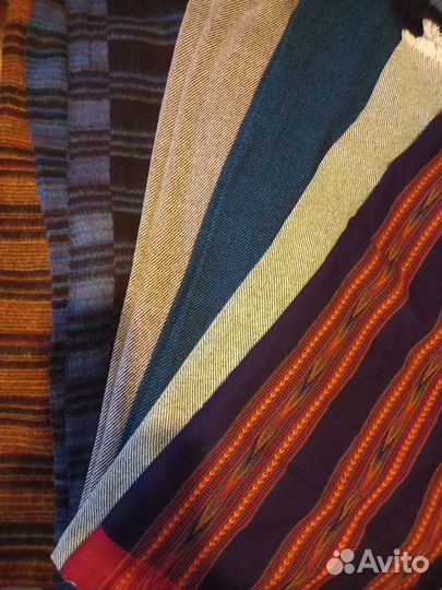 Гималайский палантин плед платок(220х110). Индия