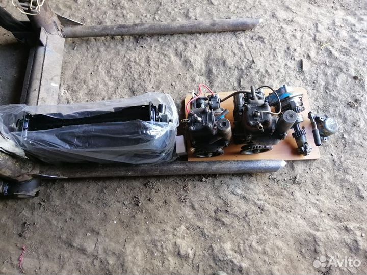 Радиатор на мтз новый и пускачи