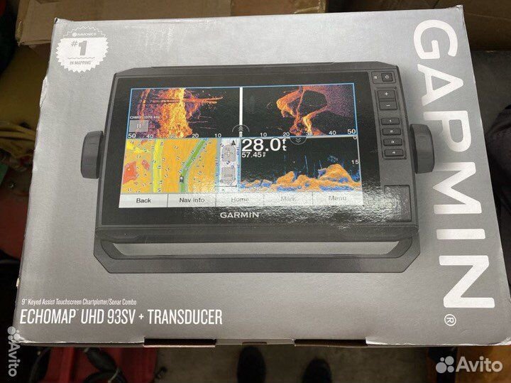 Эхолот Garmin Echomap 93 sv UHD с датчиком GT56