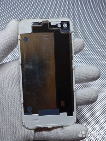 iPhone 4. Задняя крышка. Белая. Идеал. Оригинал
