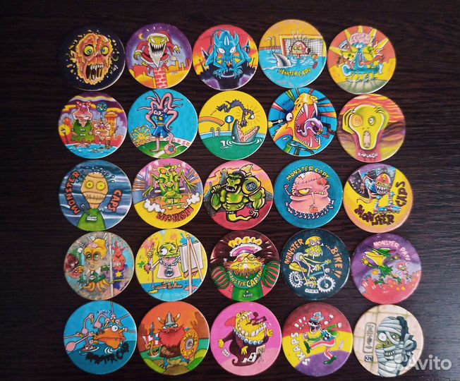 Фишки mad monster caps сотки