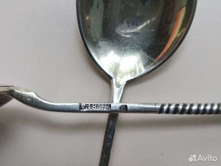 Серебряные ложки 84 пробы