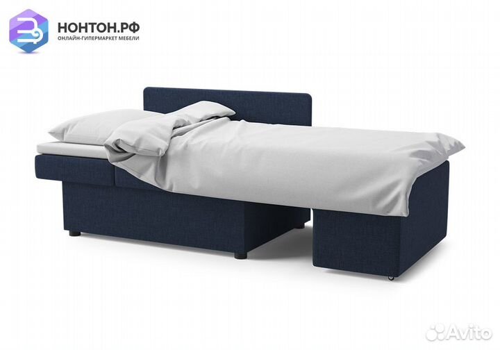 Диван еврокнижка Дагмар темно-синий