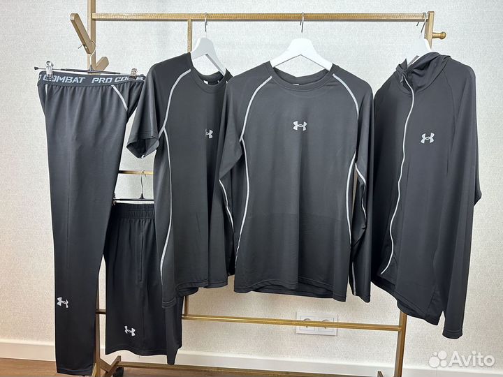 Рашгард, спортивный костюм Under Armour 2в1, 5в1