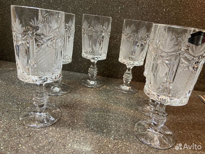 Бокалы хрусталь Югославия