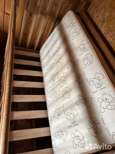 Детская кровать от 3 лет с матрасом бу