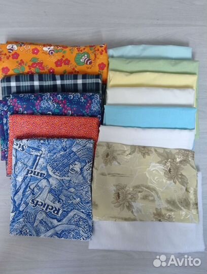 Ткань хлопок, фланель, шёлк СССР