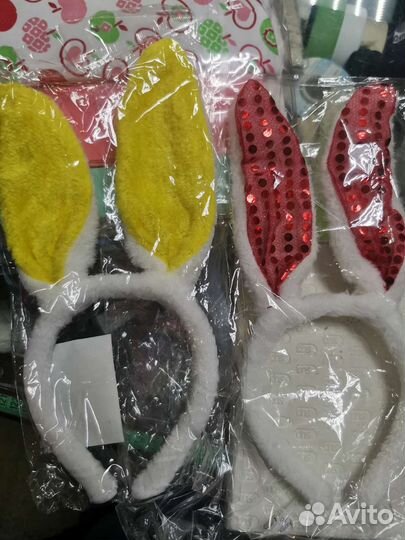 Ушки зайчика ободок