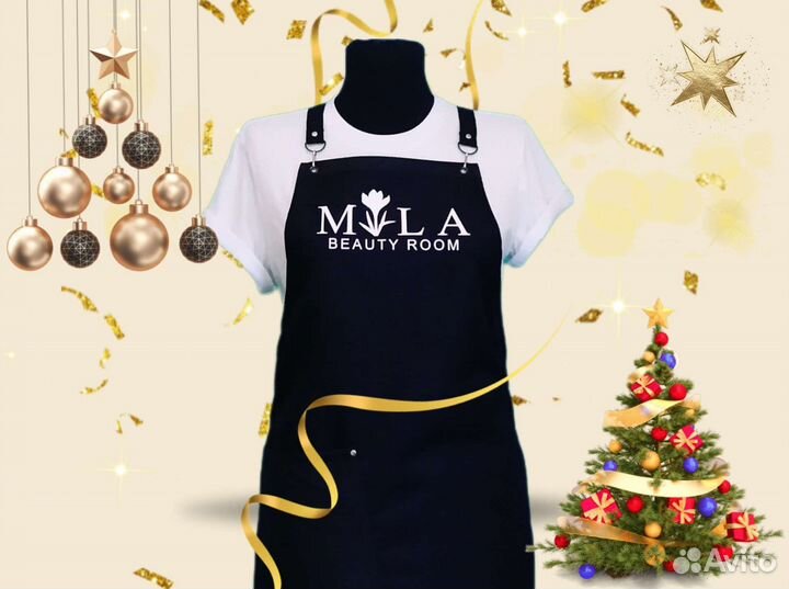 Фартук с логотипом для работы