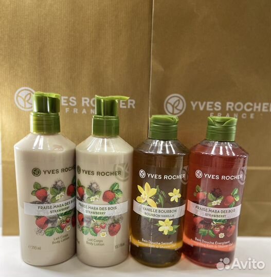 Молочко и гели для тела ив роше