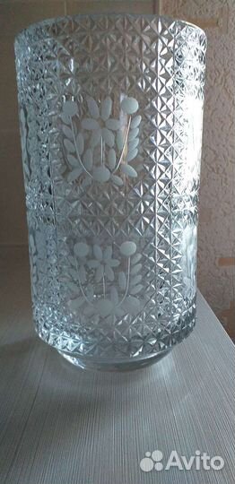 Хрустальная ваза большая ГДР