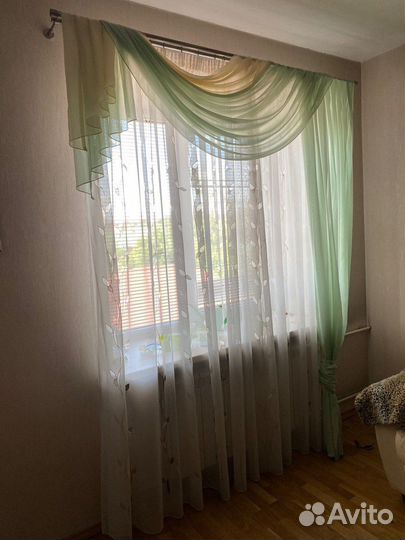 Тюль с ламбрекеном