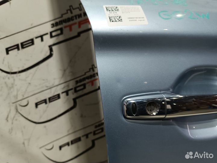 Дверь mitsubishi outlander GF2W GF3W GF4W GF7W GF8W GG2W GG3W 5700B672 передняя правая голубой, U21B