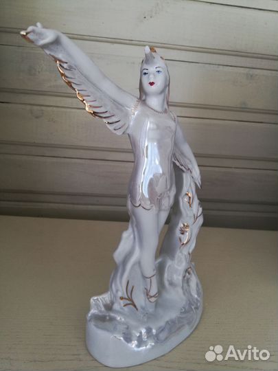 Балерина - аист фарфоровая статуэтка СССР