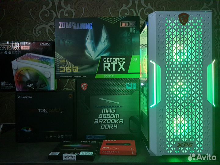Современные Игровые Пк Core i5 13400F+RTX3060/Ti
