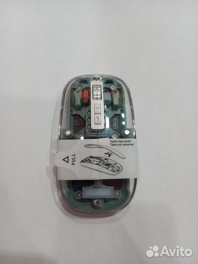 Прозрачная беспроводная мышь для работы