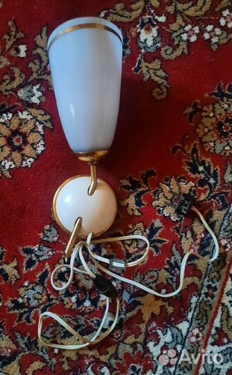 Винтажное настенное бра-светильник, СССР 60-70 год