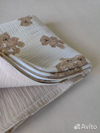 Детский плед муслин