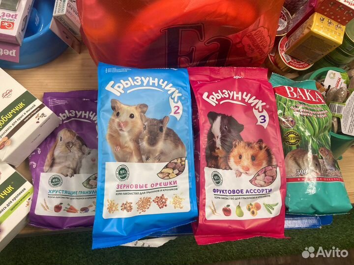 Корм для грызунов и птиц