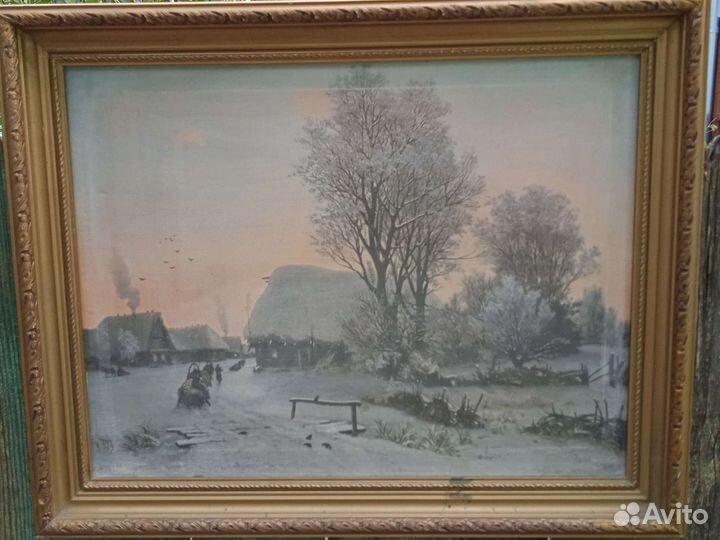 Картина маслом на холсте пейзаж