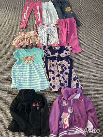 Вещи пакетом на девочку 3-4 года
