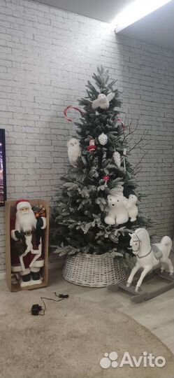 Лошадка-качалка, интерьер новый год декор