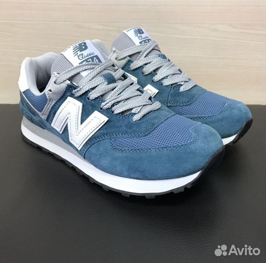 Кроссовки New Balance 574 женские голубые