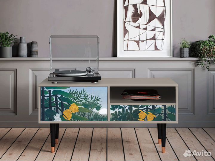 Тв-тумба T3 - Сатин - The Repast of the Lion