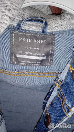 Джинсовка детская в хорошем состоянии. Размер 92