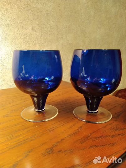 Бокалы. Богемское хрустальное стекло