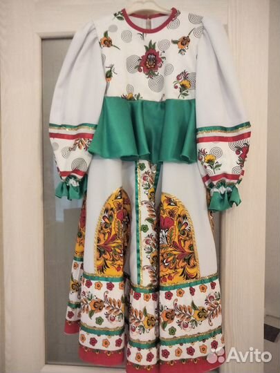 Платье д/девочки для народных танцев