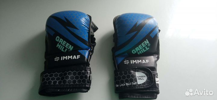 Перчатки MMA green hill immaf