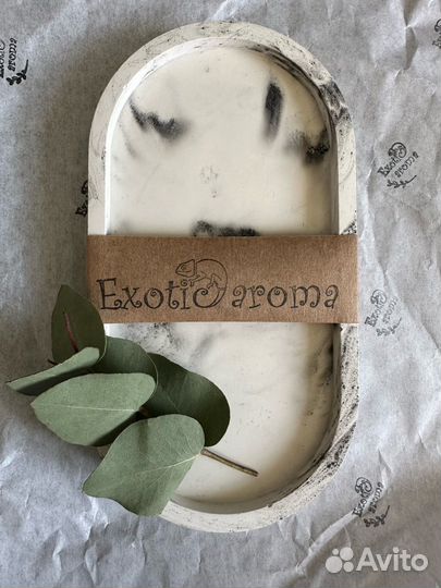 Поднос из гипса