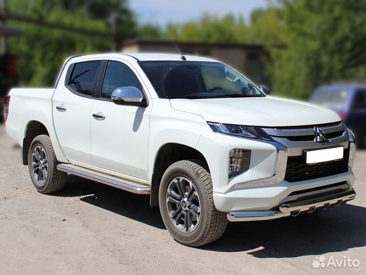 Защита переднего бампера d76 Mitsubishi L200 2019+