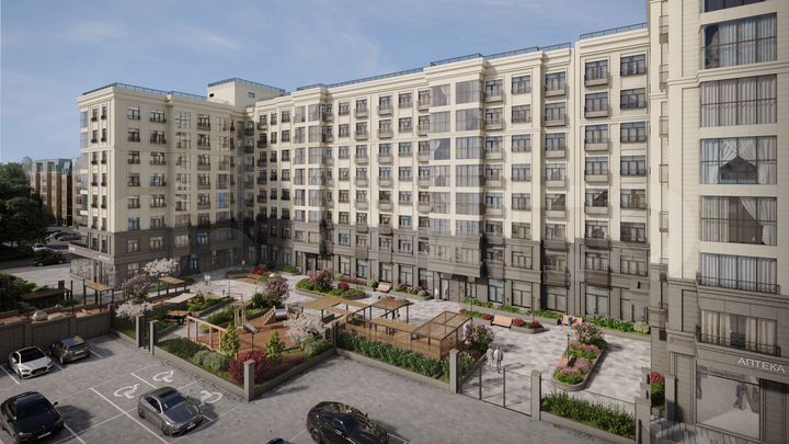 2-к. квартира, 55,3 м², 5/8 эт.