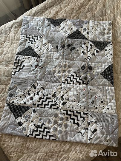 Детское одеяло в стиле печворка