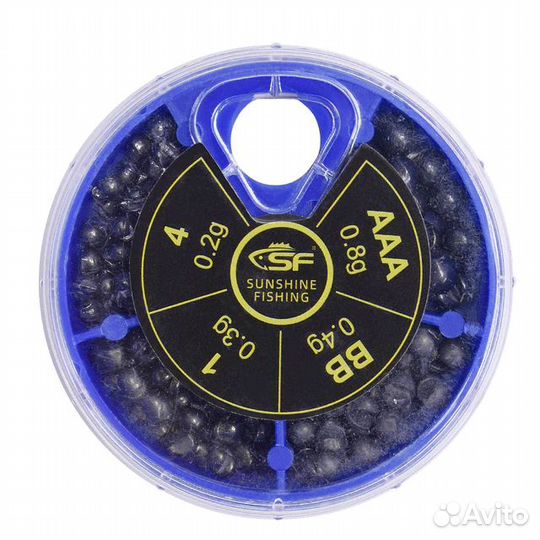 Набор съемных грузил для рыбалки 112 шт