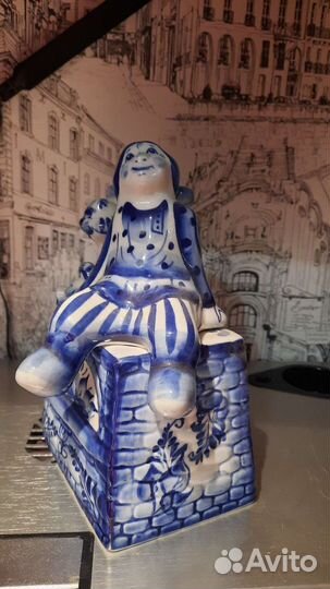 Гжель штоф печка